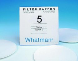 Filter Paper Grade 5 Circles, 240mm (100/pk)