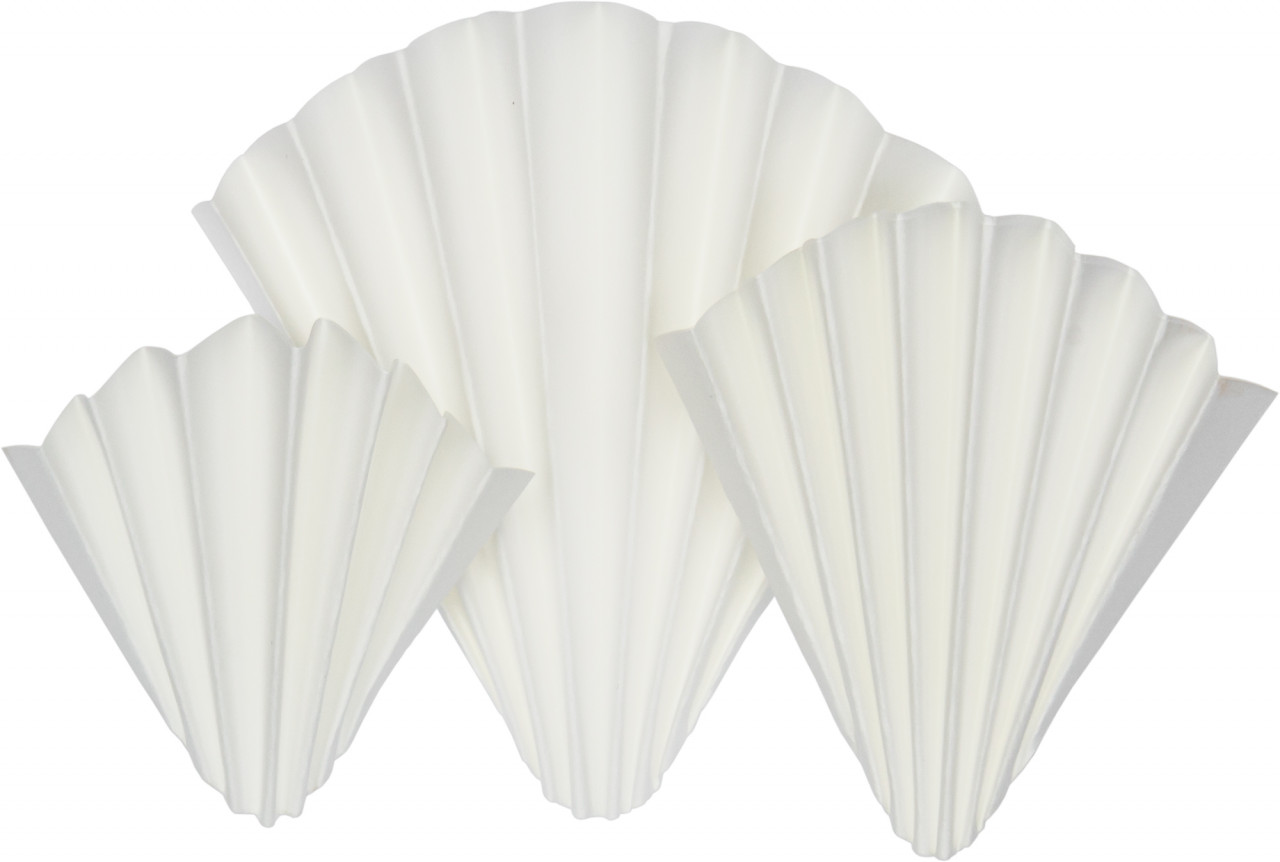 Folded filter papers, No. 4 (MN 617), 320mm (Pack of 100 filters)
