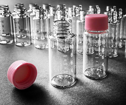 VIOLAMO Screw-Top Vial with Scale Marks All 10mL 50 Pcs