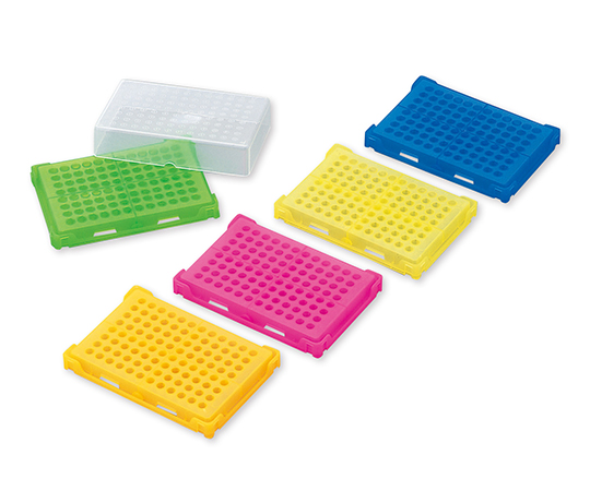 PCR Tray , Lid 5 Color Pack (Blue, Green, Orange, Pink, Yellow x 4 Pcs)