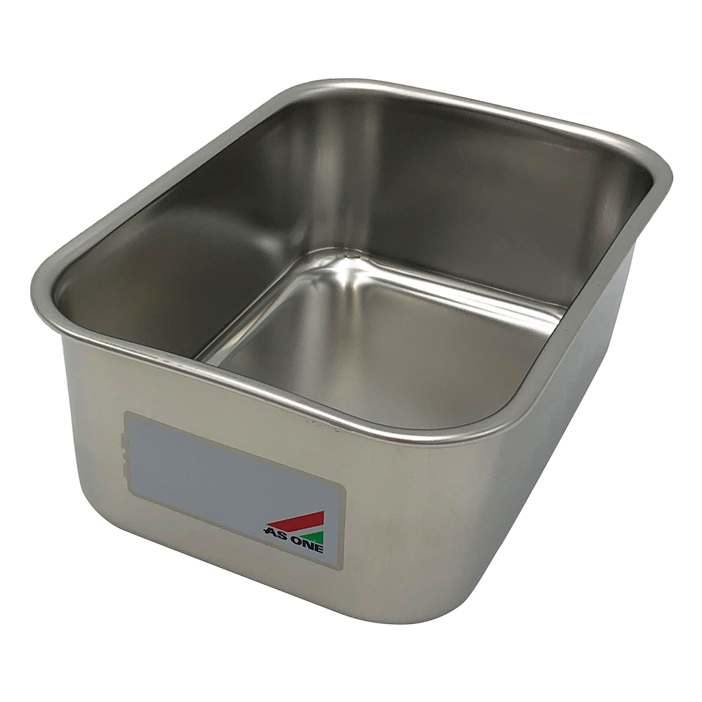 Deep Type Stainless Steel Tray with Memo (1.3L) 191 x 137 x 74mm