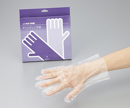 Polyethylene Gloves Standard Thickness With Outer Emboss L 100 Pieces