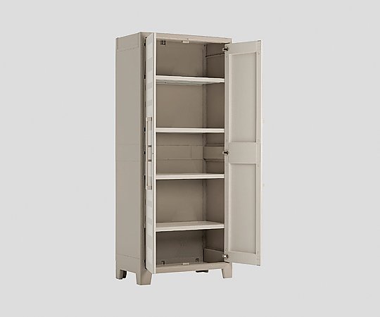 Plastic Cabinet (Tall, Double Door) 9750000 Assembled