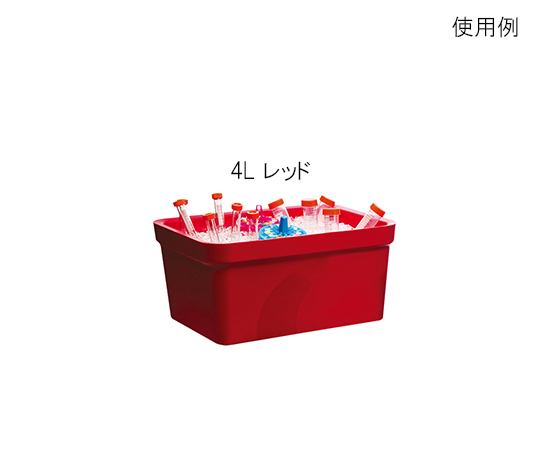 Ice Pan with Lid4L Red