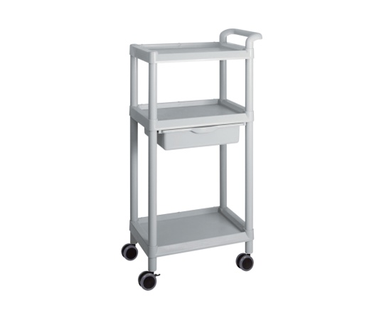 Mobile Easy Cart (Tall Type/Regular 31) Gray 3 Sages Wiith Drawer