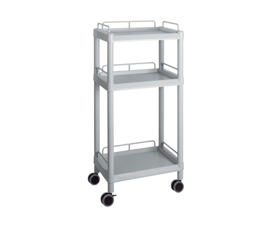 Mobile Easy Cart (Tall Type/Regular 31) Gray 3 Sages Wiith Guard Frame