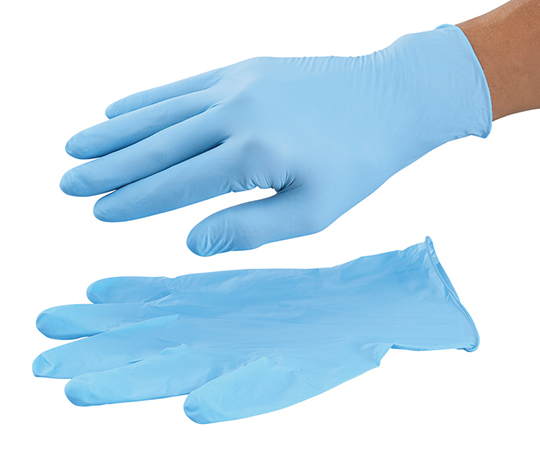ASSAFE Nitrile Rubber Glove Blue (Powder Free) Size M 1 Box (100 Pieces)