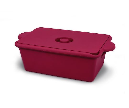 Ice Bucket (With Lid And Handle) Square (Red) 9L