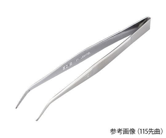 Stainless Steel tweezers tip bending type 115 mm